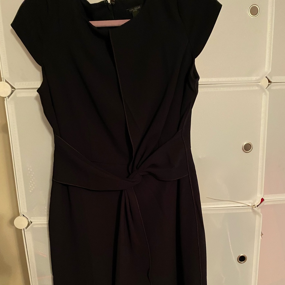 🔺Black Dress 🔺with tie belt-classy 🔺